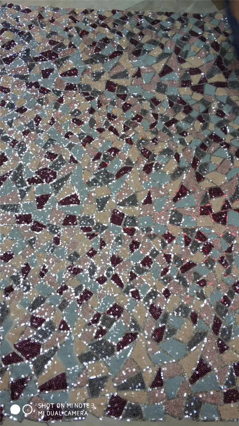 Красивая JRB-42303 нигерийская кружевная ткань с цветочной вышивкой кружевной Африканский французский Тюль кружевная ткань с блестками