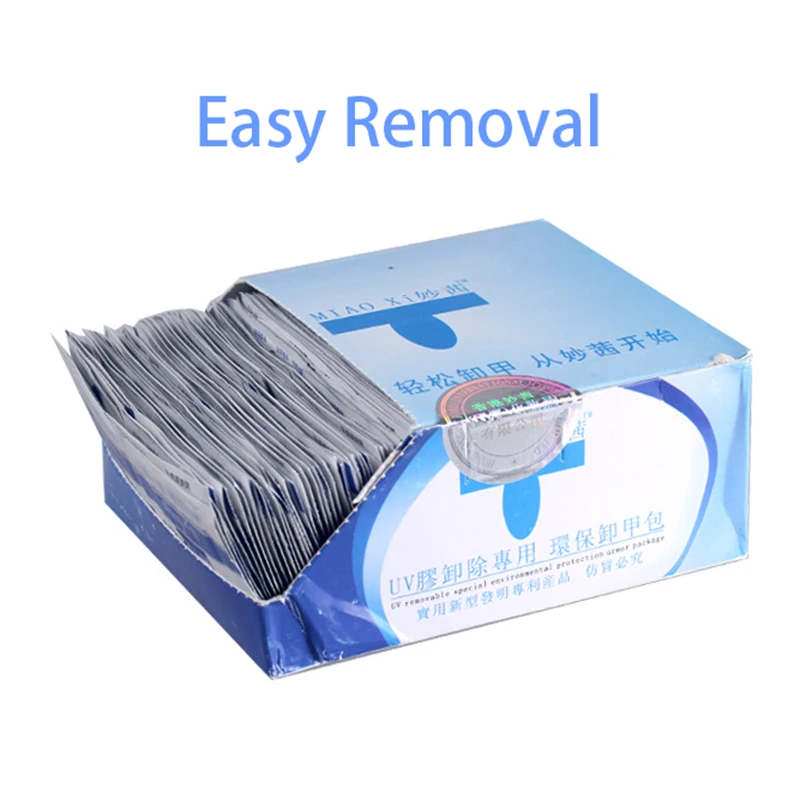 100Pcs Degreaser for Nails Gel Nail Polish Remover Wipes Napkins for UV Gel Remover Nail Art Manicure Cleanser