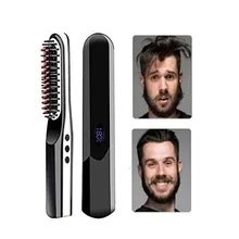 Прямые волосы гребень USB зарядка прямые волосы гребень для мужчин и женщин для укладки волос гребень для укладки бороды гребень для завивки
