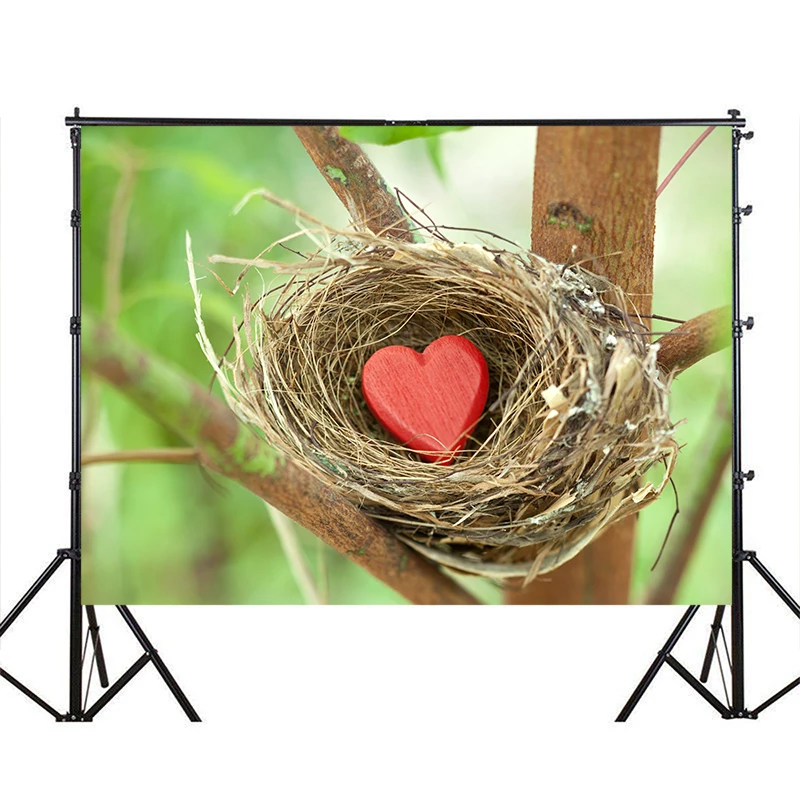 Style7 Minimoto 5X7 футов прямоугольный спрей Живопись Природа в форме сердца тема фотография Фон Ткань - Цвет: Style7