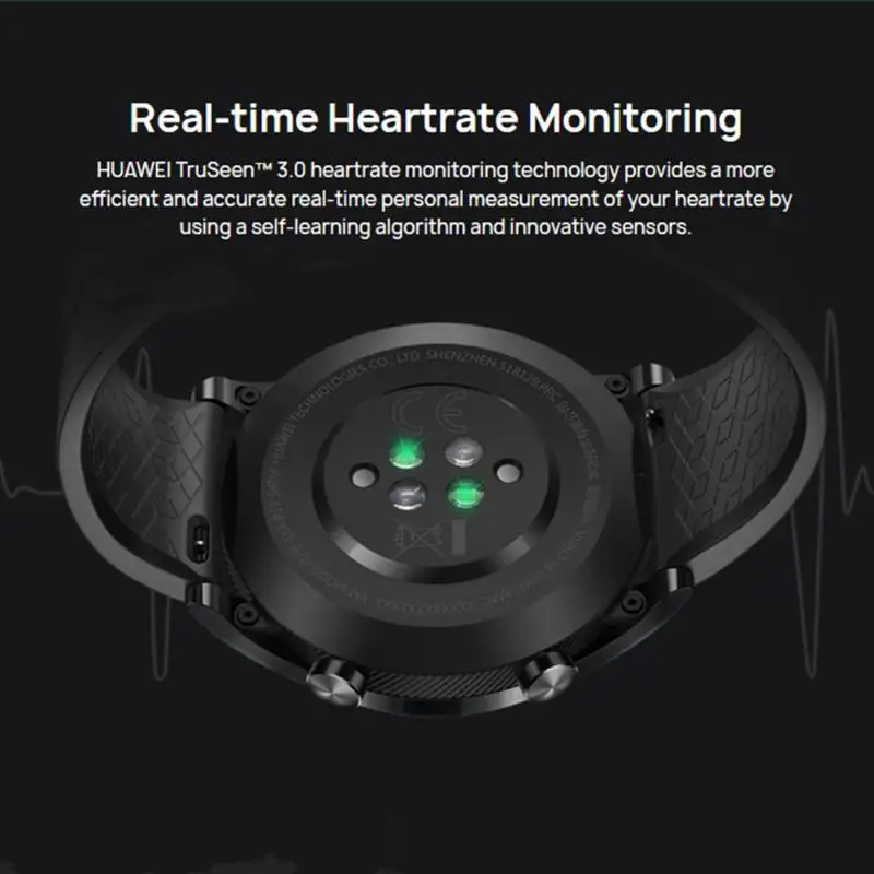 HUAWEI Watch GT Смарт-часы HD экран Bluetooth 5ATM водонепроницаемый телефон поддержка вызова gps трекер сердечного ритма для Android iOS