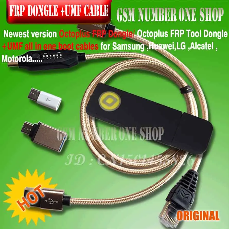 octoplus frp dongle + umf all in 1 cable - GSMJUSTONCCT-A