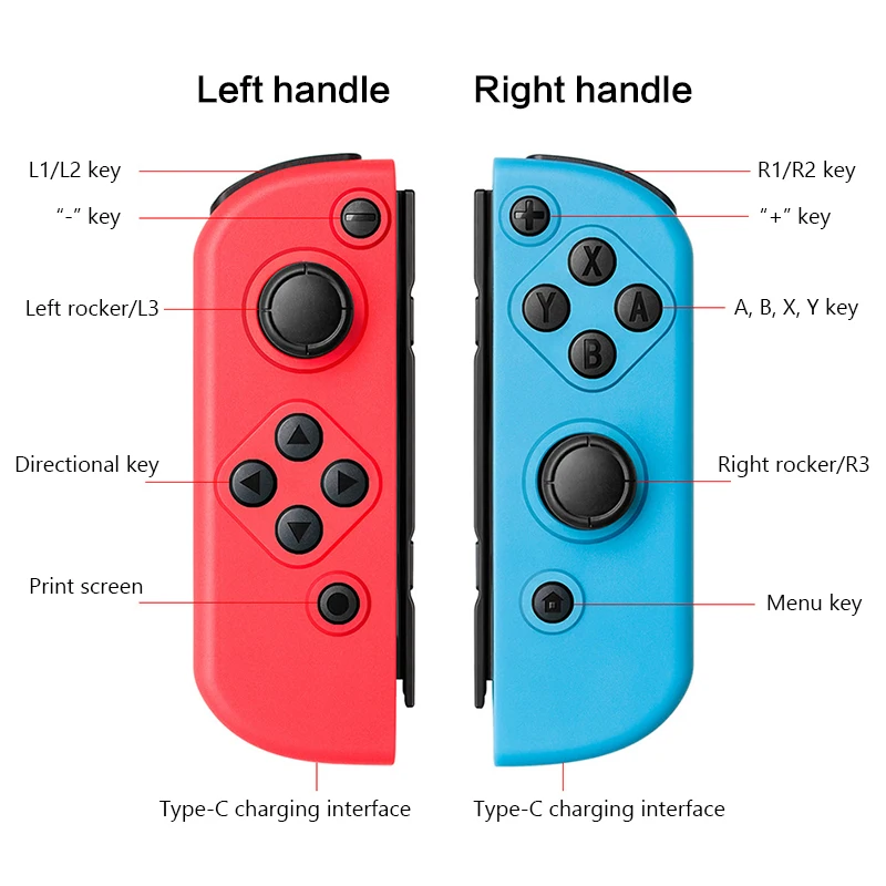 Беспроводной геймпад для джойстика для nintendo джойстик L/R Joy Switch аксессуары контроллер Con игровой коврик