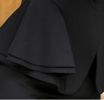 Plus Size Women Slim Blazer Skirt Set 2 Pieces Ladies Designer Elegant Skirt Suit Office Vintage Womens Skirt Suit Black Red 5XL