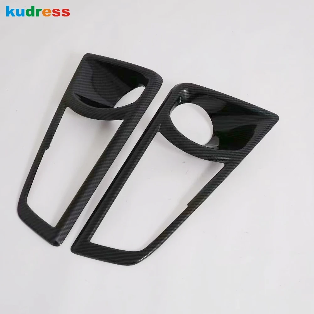 

For Toyota HiAce Granvia Commuter 2019 2020 Car Front Fog Light Lamp Foglight Ring Cover Trim Molding Auto Accessories