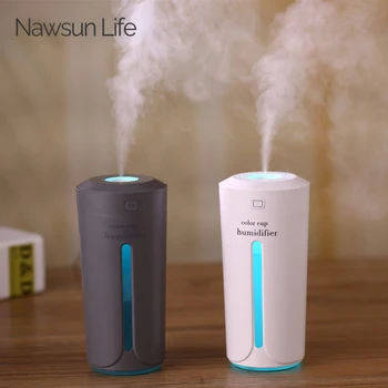 

NswsunLife 230ML Car USB Humidifier with 7 Color Night Lights Mist Small Humidifier for Baby,Travel, Office, Bedroom