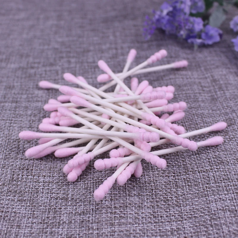 300PCS Double Head Women Makeup Cleaning Cotton Swab Convenience Multipurpose Soft Remover Nose Ears Cleaning Beauty Tools Boxed