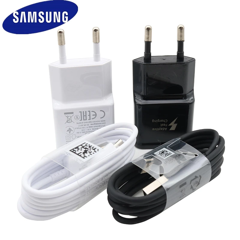5V2A Charger for Samsung Charger EU Plug Adapter Micro USB Cable for Galaxy S6 S7 edge J1 J3 J5 J7 A3 A5 A7 A8 2016 Note 5 4 65 watt charger