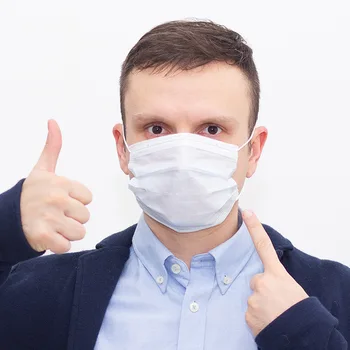 

10/30 / 50pcs Disposable Face Blue Mask Mouth Face Mask flat protective mask Prevent Anti-Dust Bacterial