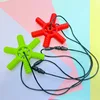 1PCS Baby Teether Sensual Chew Creative Pendant Necklace Molar Stick Sensory Pandent Toy Therapy Tools for Autism 3
