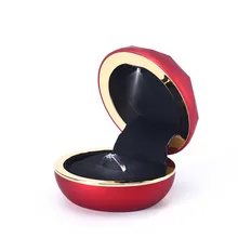 

Gift Box For Jewellery Ring Box LED Lights Earring Organizer Ring Container Trinket Box Organizador Display Storage Jewelry Case