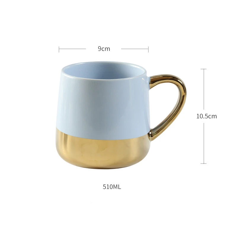 Waliicorners golden handle coffee mug Ceramic Coffee Tea Milk Drinkware Mugs Porcelain Mugs Personality Coffee Cup 20 11516189859_940634851