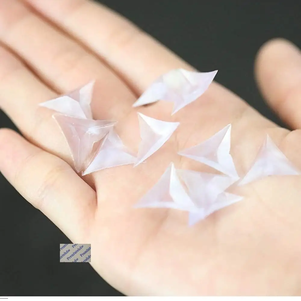 2000Pcs Clear Mini Triangle Cushion Silicone Pad Prevent Dust Accumulation For Cabinet Corner Easy Clean Wipe Off