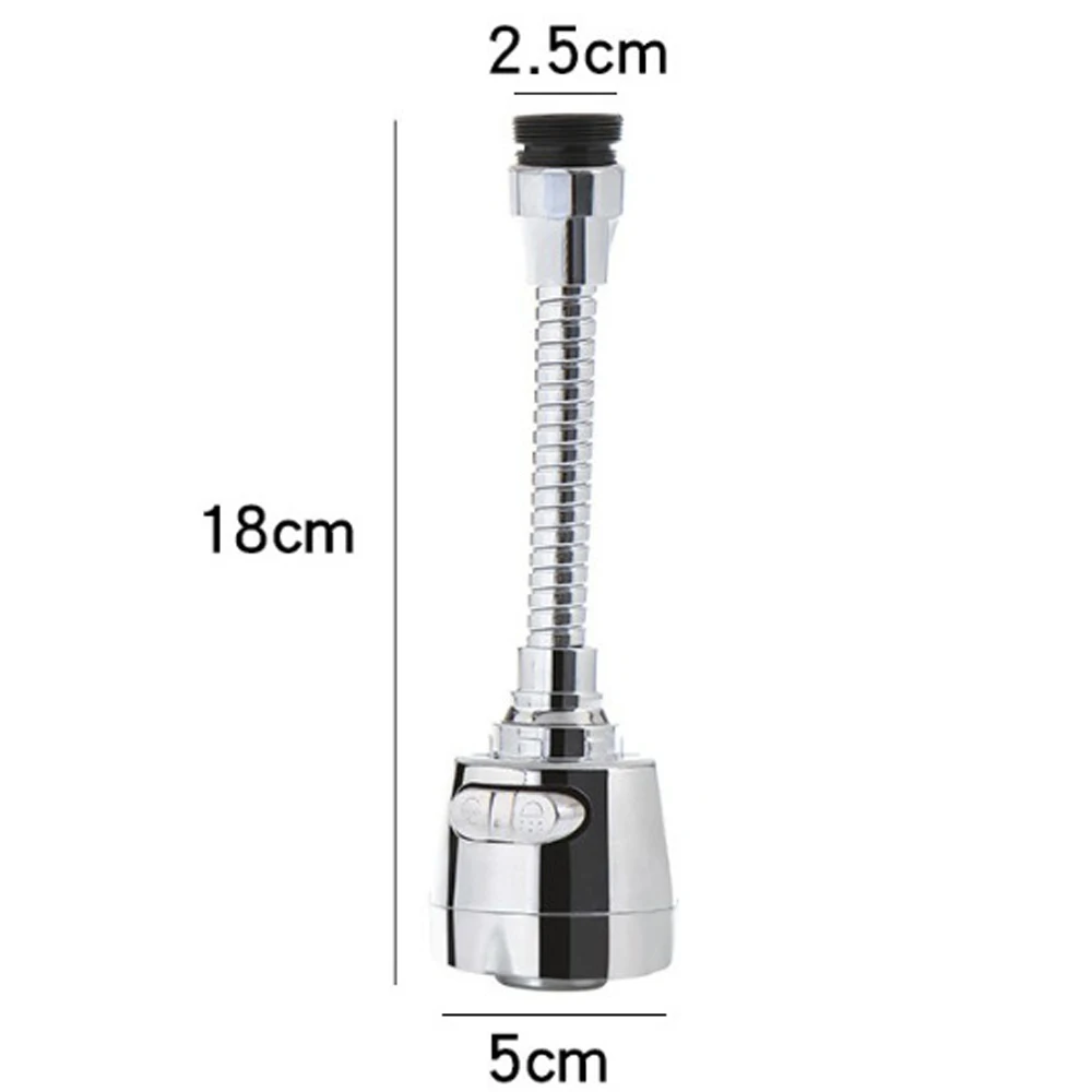 360° Kitchen Tap Head Water Saving Faucet Extender Sprayer Sink Spray Aerator Head Nozzle