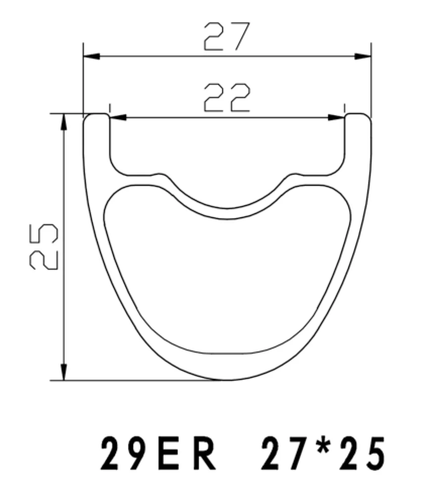 Perfect Durable MTB Carbon Wheelset Cross Country Hookless Rim Tubeless Compatible 29ER/27.5ER(650b) 1