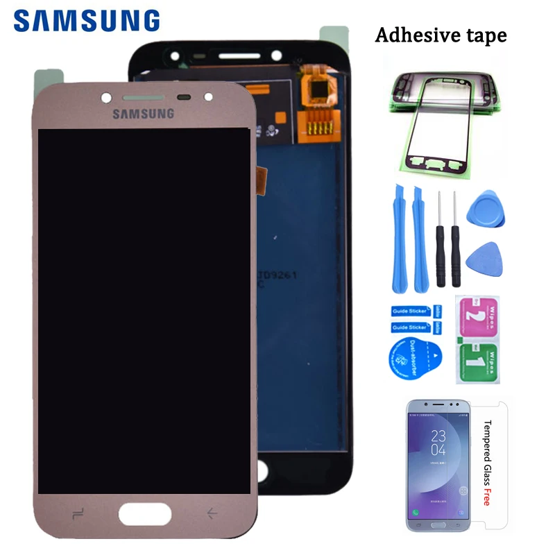 Для samsung Galaxy J2 pro J250 J250F ЖК-дисплей и кодирующий преобразователь сенсорного экрана в сборе Grand Prime Pro lcd регулировка яркости