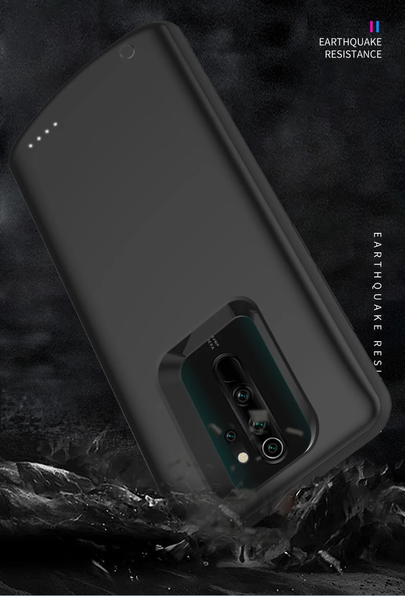 Redmi Note8 Pro 5000mAh Slim shockproof Battery Charger Case For Xiaomi Redmi Note 8 Pro Backup Power Pack Charger cover Case