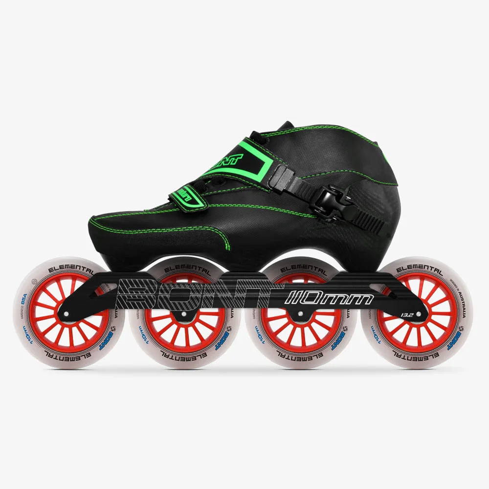 Оригинальные Bont Enduro 3PT Скорость роликов Heatmoldable углеродного волокна загрузки элементарной 4*90/100/110 мм колеса Катание на коньках