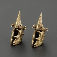 1 шт. EDC нож бусины латунь зонтик веревка подвесной фонарик медные бусы на веревочке DIY мидея