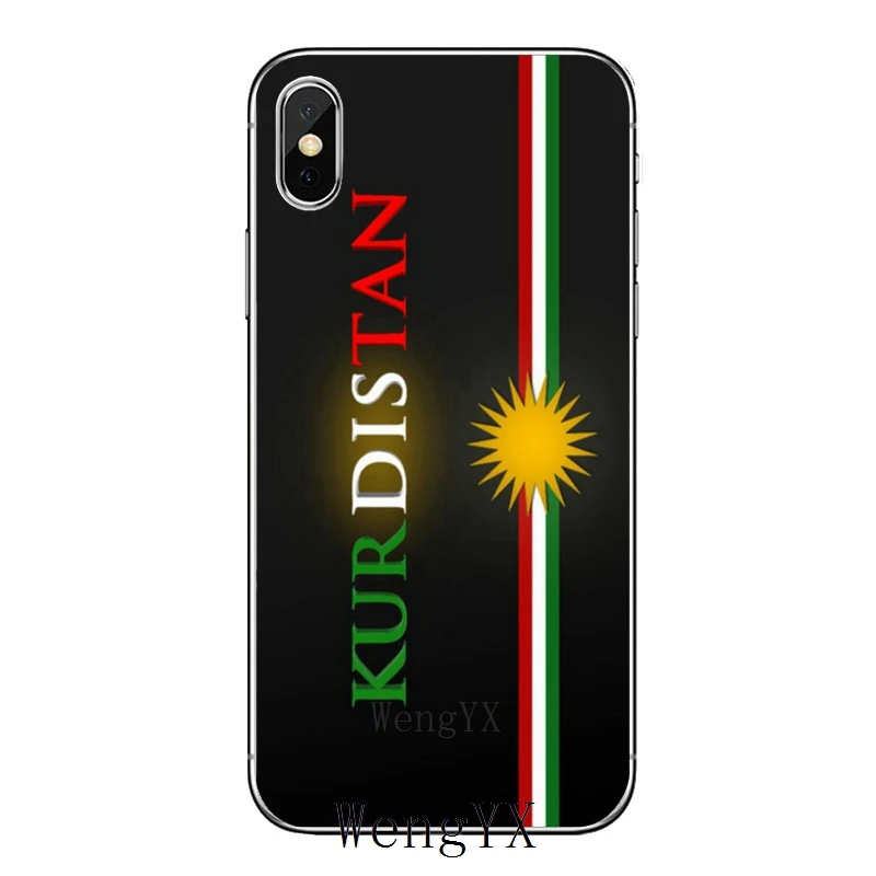 Kurdistan флаг для samsung Galaxy S10 Lite S9 S8 S7 S6 edge Plus S5 S4 примечание 9 8 5 4 мини Мягкий чехол для телефона