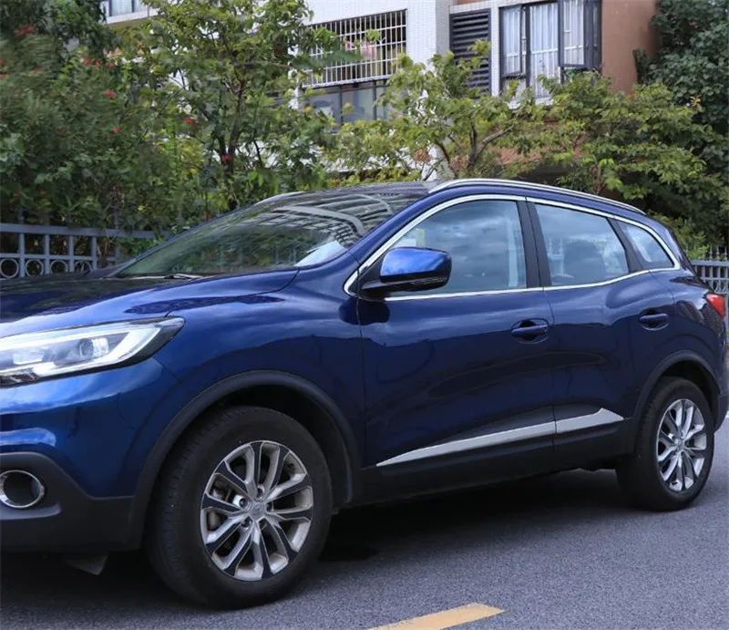 Автомобильный Стайлинг для Renault Kadjar низкая со специальным корпусом из нержавеющей стали боковые молдинги Боковая дверь украшения