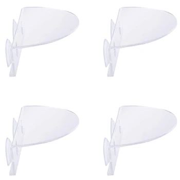 

4 Pcak Wall Bracket Suction Cup Glass Window Frame for Indoor Plant Garden Acrylic Window Bracket