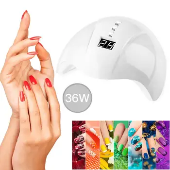 

New Nail Phototherapy Machine 36W Smart LED Quick-drying Induction Nail Lamp Practical Nail Light Professional Nail Art Tool