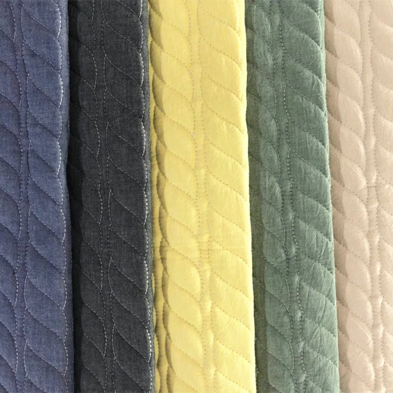 

Support Customization Solid Color Washing Cotton Semi-Finished Fabric Coil Quilted Sofa Cushion Cover Cloth Manufacturers Direct