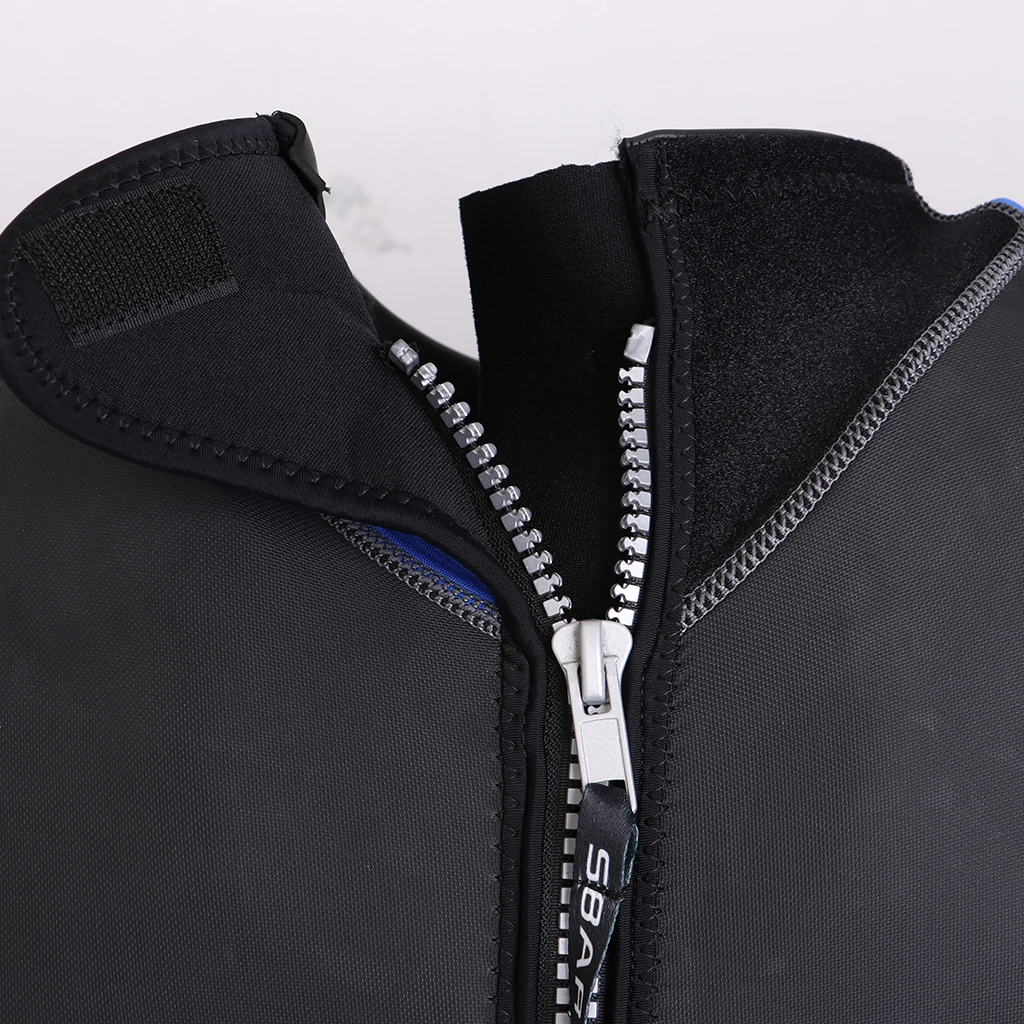 Mens 3mm Neoprene Surf Suit Back Zip Full Wetsuit Sports Skins Suit Wetsuits for Kayaking Snorkeling Scuba Diving 