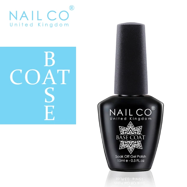 NAILCO 탑코트 베이스 젤 매니큐어 네일 아트, 반영구 래커 바니시, 하이브리드 네일 용품, 전문가용, 15ml