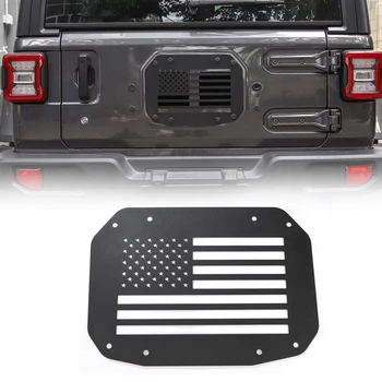 

Spare Tire Carrier Delete Filler Plate Tramp Stamp Tailgate Vent-Plate Cover for Jeep Wrangler JL 2018 2019