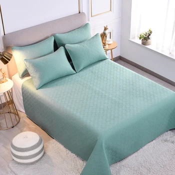 

Luxury European Style Cotton Summer Quilt Blanket Bedspread Bed Cover Bed sheet Bed Linen Pillowcases Full Queen King Size #/