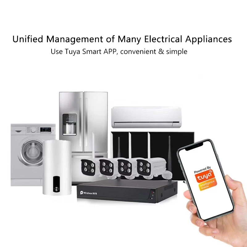 Tuya Smart Life новейший NVR Full HD 4 Ch 8 H.265 автономный CCTV 1080P для системы ip