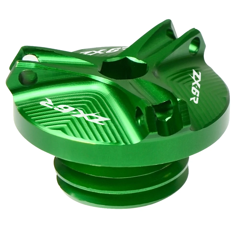 Для KAWASAKI ZX-6R 2004 2003 2005 2007 2008 Мотоцикл с ЧПУ Алюминий ZX6R логотип M20* 2,5 ЧПУ двигатель масляный фильтр чашка Заглушка Крышка винт