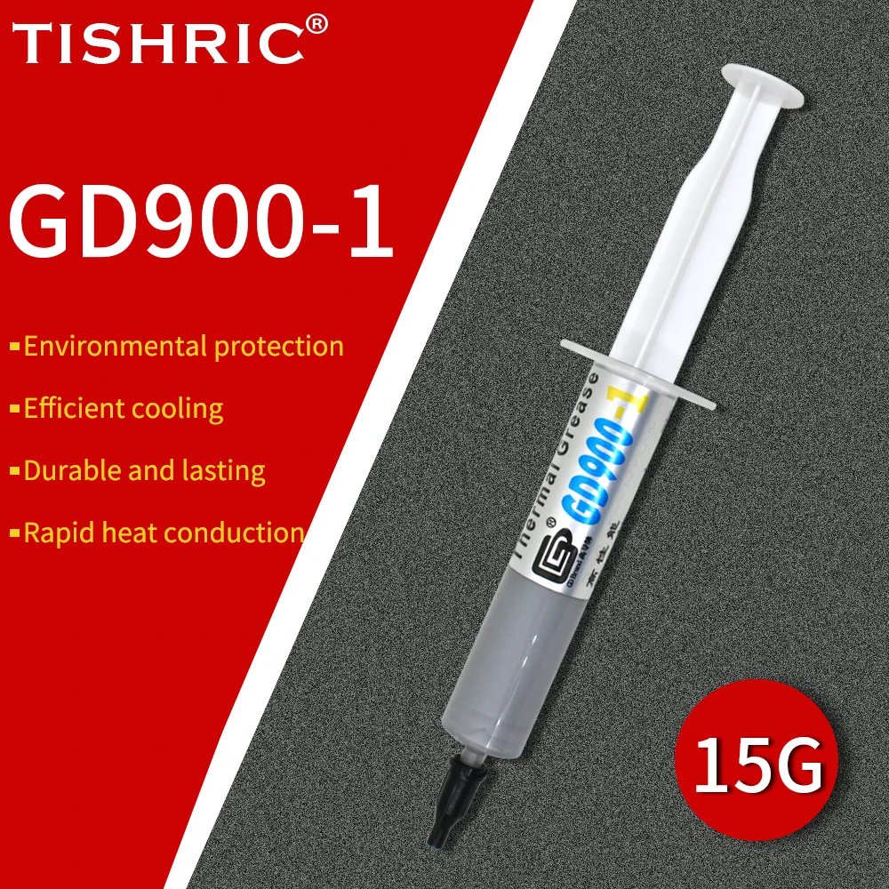 GD Original Heatsink Thermal Paste GD900-1 15g Thermal Grease GD900 CPU Cooler Heat Sink Hot Melt Adhesive For CPU Processors thermal paste