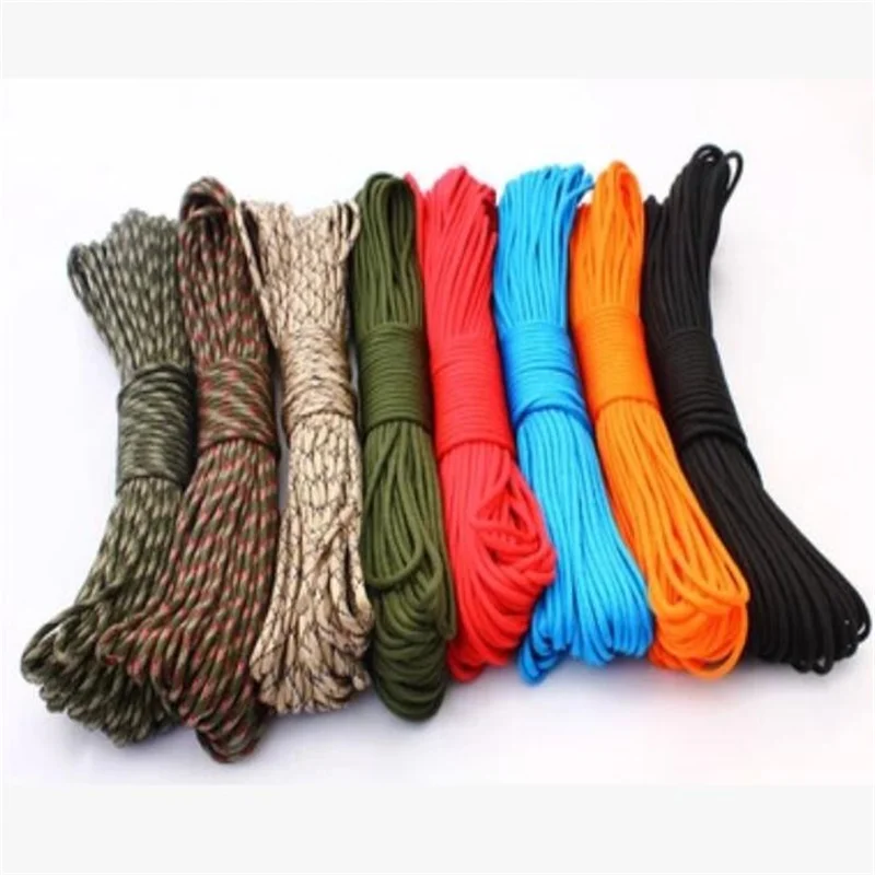 

Wholesale 4mm High strength Safety Escape Rope 31m Hiking mountaineering rope Rappelling rope Climbing rope