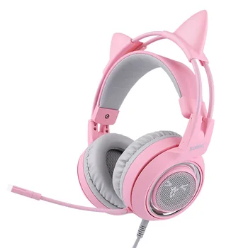 

G951PINK cat ear headphones 7.1-channel gaming gaming headset