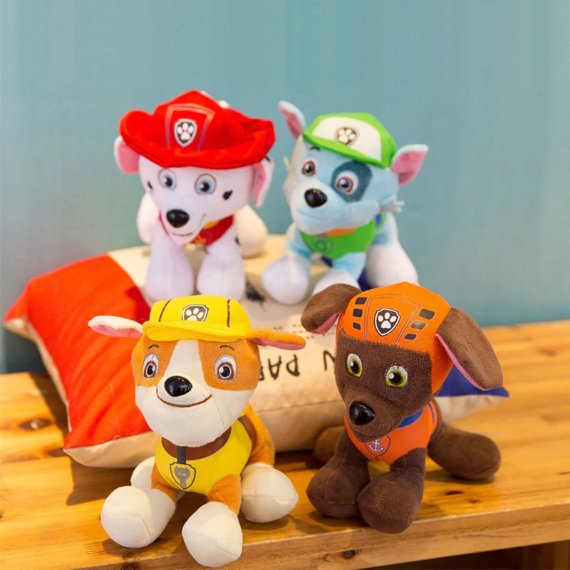 Peluche Paw Patrol Plush Toys Puppy Patrol Anime Plush Abby Hatcher Skye Stuffed Animals Plush Kids Toys Birthday Gift