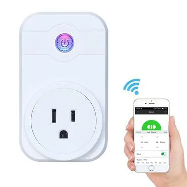 Умная вилка Wi-Fi разъём адаптера питания ЕС/США/Великобритания/AU выход Дистанционное Голосовое управление домашний комплект для Amazon Echo Alexa Google Home Assistant