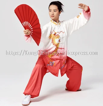 

Chinese wushu uniform Kungfu clothing taijiquan suit taolu clothes taichi outfit garment for male female boy girl kids adults