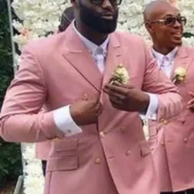 Красивое Мужское пальто с заостренным отворотом для мужские свадебные костюмы двубортный пиджак только одна куртка