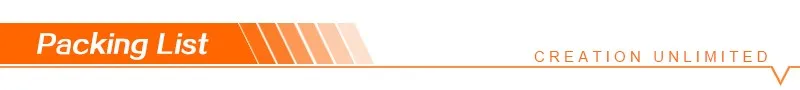 Packing List