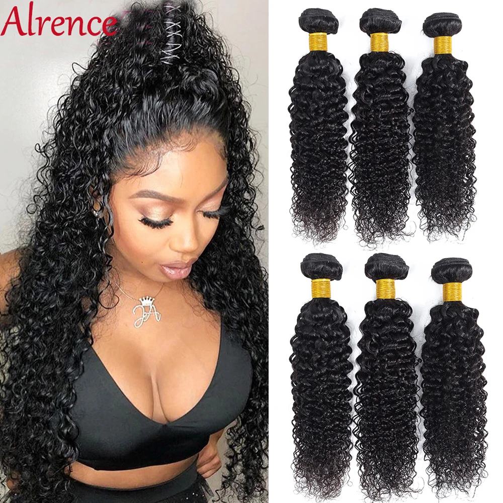 

mongolian kinky curly hair 3/4 bundle Weave afro kinky curly hair extension human hair bundles virgin hair natural Can Make Wig
