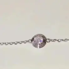 925 пробы серебряные ювелирные изделия модный спиральный круг Серебряный браслет Шарм Три cz Кристалл Камень браслет для женщин тонкая цепочка браслет