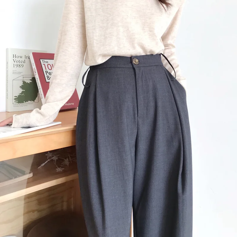 2020 NEW Autumn Women Pants Casual High Street Mid Waist hight Pants 2020 NEW Autumn Women Pants Casual High Street Mid Waist hight Pants