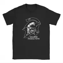 One yona/мужские футболки с металлическим зубчатым механизмом Kojima Products, MGS Hideo Kojima, хлопковая футболка с коротким рукавом и принтом