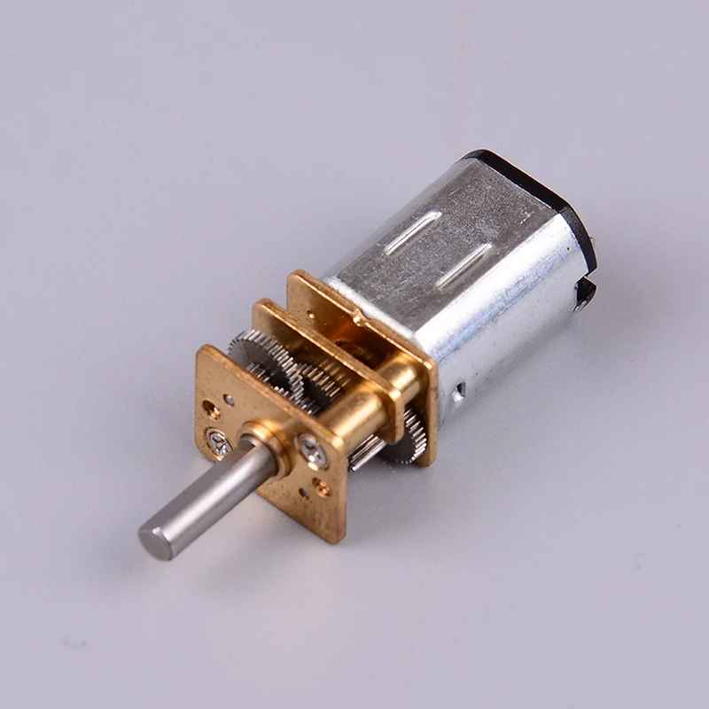 HUXUAN 1pc 300RPM GA12-N20 Mini Metal Gear Motor N20 3mm Shaft Diameter with Gearwheel For Making Robots DC 12V Wholesale