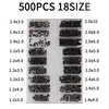 500Pcs 18 Types Mini screw DIY Kit Laptop Computer Assemble Repair Screw Fastener set ► Photo 1/6