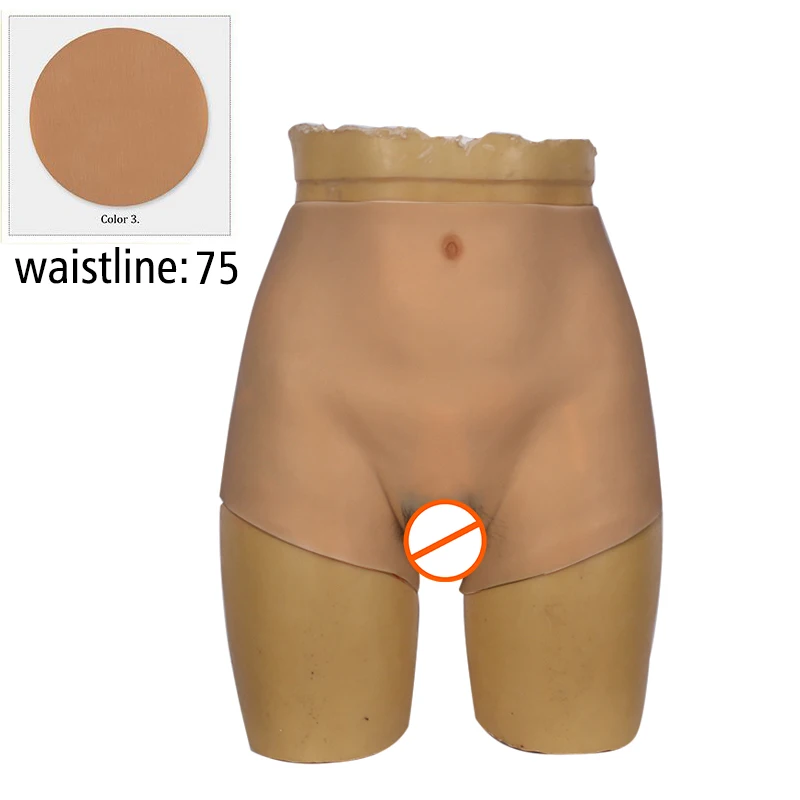 Силиконовые PantiesStrap верблюжья трусики искусственная вагина, на низком каблуке, стринги Нижнее Бельё для трансгендер Трансвестит перетащите queen - Цвет: color 3