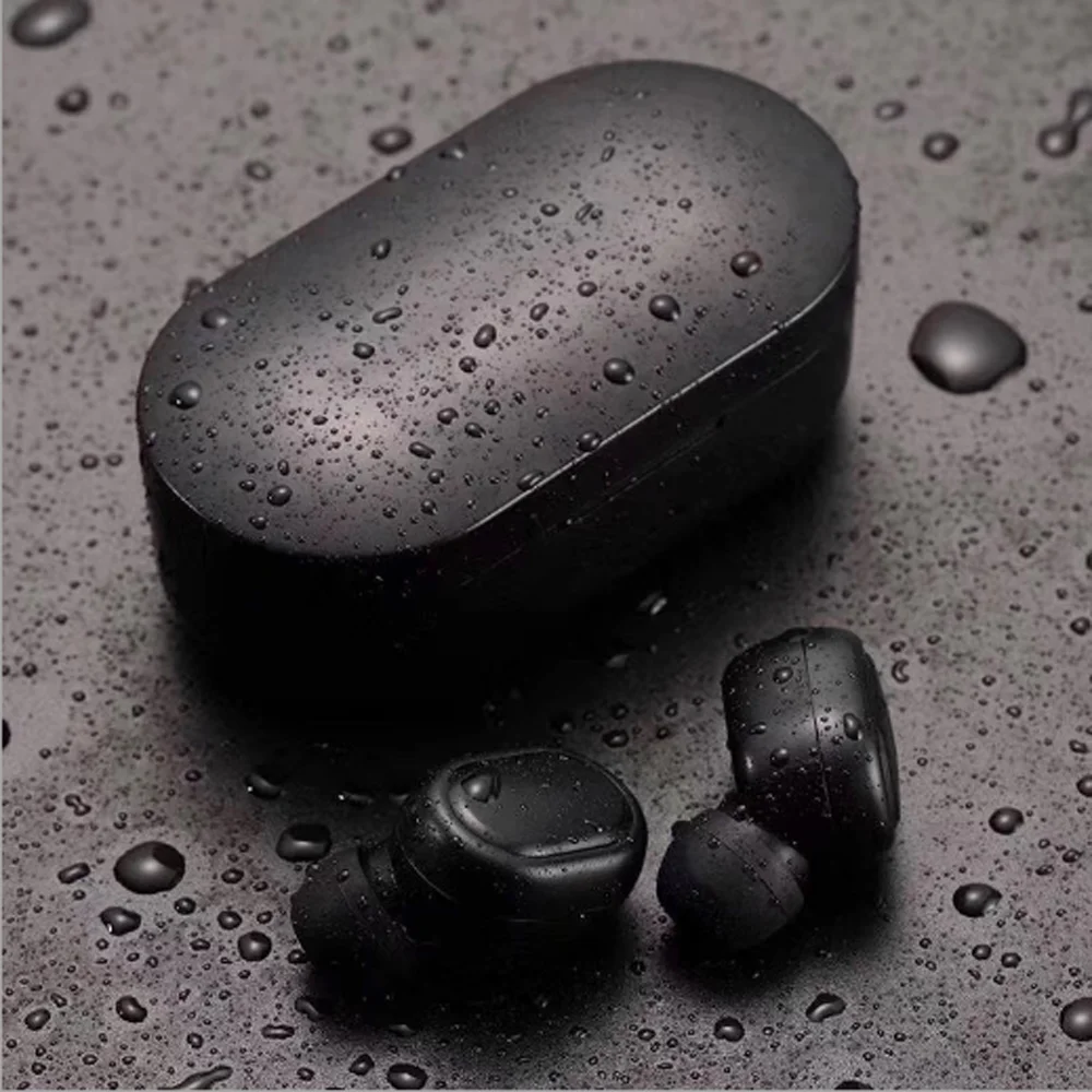 Tws беспроводные Bluetooth наушники, мини наушники, спортивные наушники с зарядным устройством, Спортивная гарнитура для смартфона - Цвет: Black